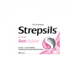 Strepsils Morango sem açúcar, 1,2/0,6 mg x 16 pst