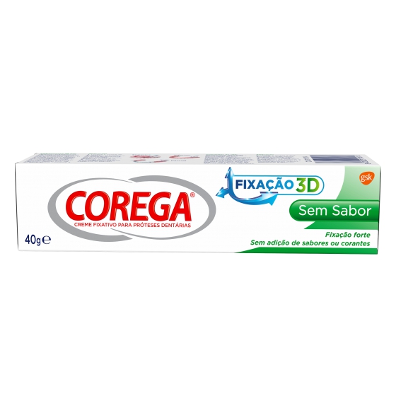 Corega Cr Fix Prot S/Sabor 40 G 