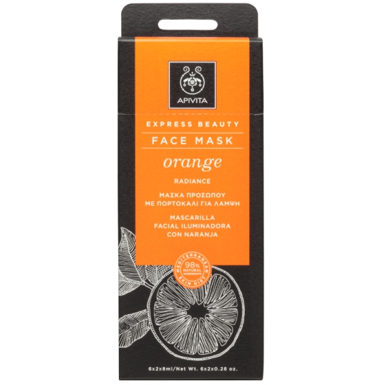 Apivita Expbeauty Masc Ilumin Laranja 8mlx2