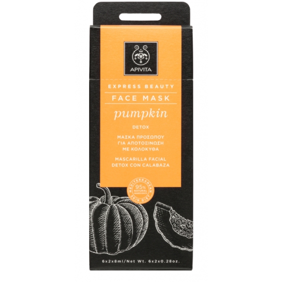 Apivita Expbeauty Masc Detox Abobora 8mlx2