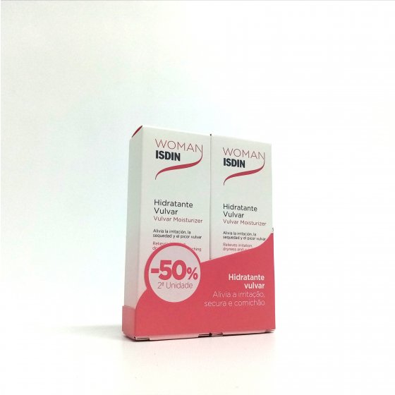 Woman Isdin Duo Creme hidratante vulvar 2 x 30 g com Desconto de 50% na 2ª Unidade(s)