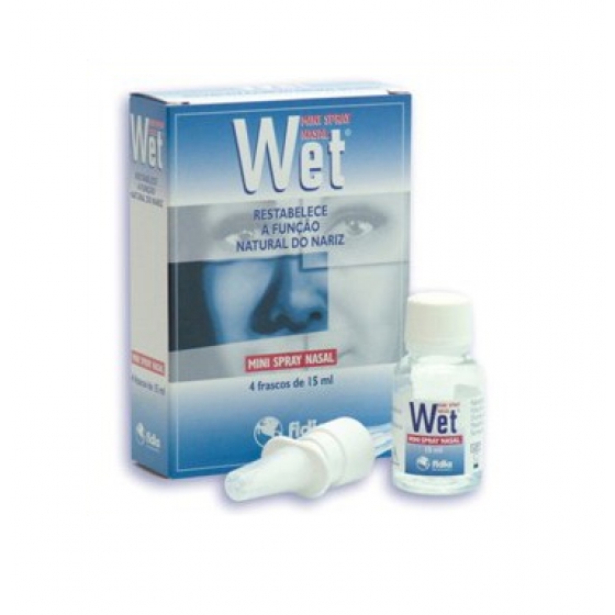 Wet Mini Spray Nasal 4 X 15 Ml 