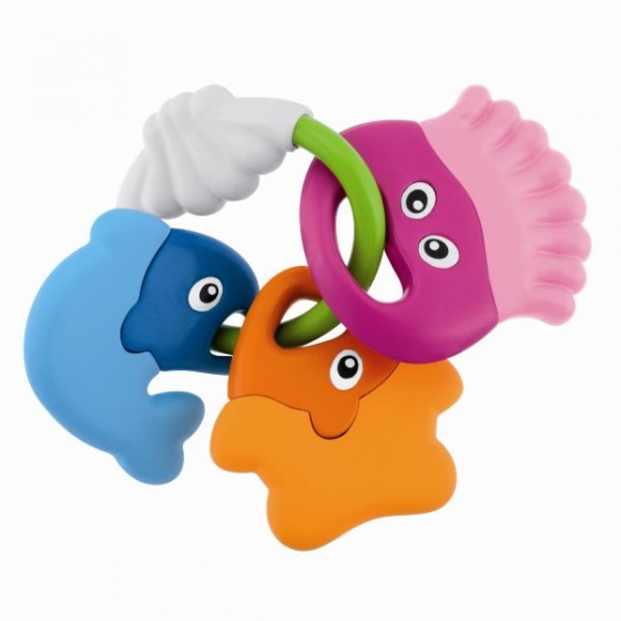 Ch.Bri5956000000 Anel Dent Peixinhos 3m+