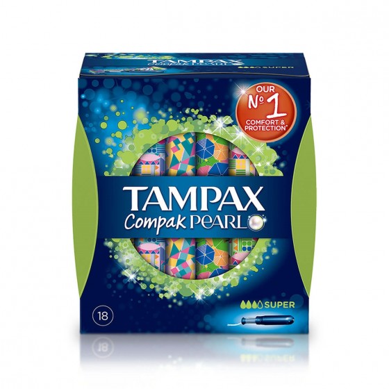 Tampax Compak Pearl Tampao Aplic Supx18