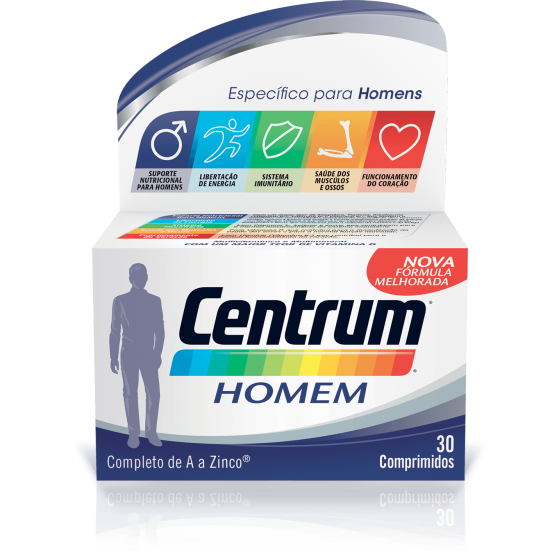 Centrum Homem Comp X 30 comps