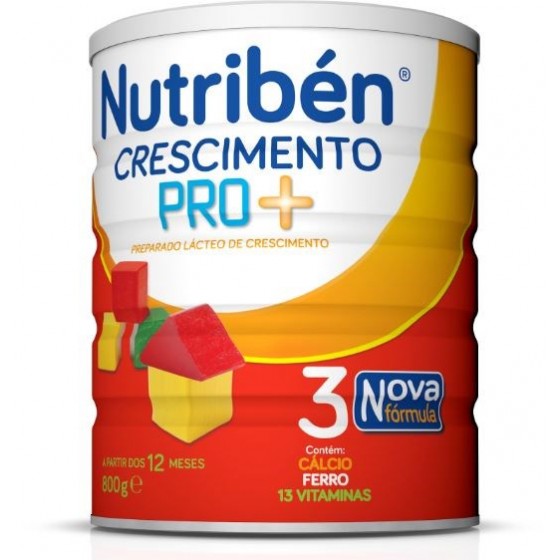 Nutriben Crescim Pro+ Leite 800g pó sol oral medida