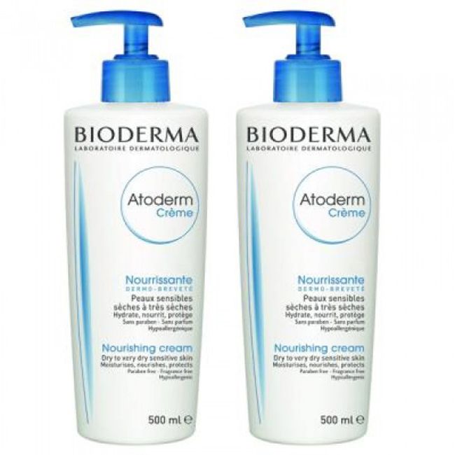 Bioderma Atoderm Duo Creme Nutritivo 2 x 500 ml