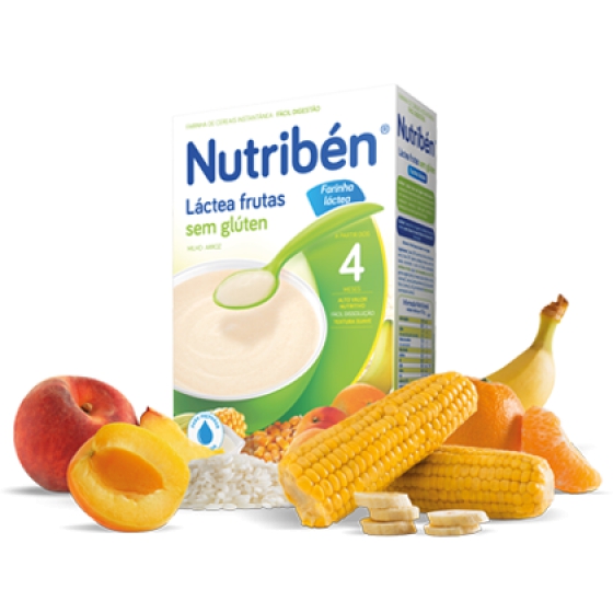 Nutriben Farinhas Fruta Lactea S/Glut 300g