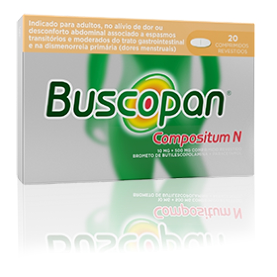 Buscopan Compositum N, 10/500 mg x 20 comp rev